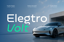 Elegtro Volt - Modern Sans for EV
