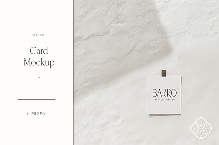 Barro Card Mockup