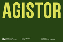 Agistor - Sans Serif Display