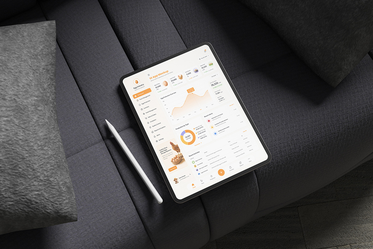 iPad Pro Mockup for UI Design, an iPad Mockup by My Code Std (Photo 2 of 3)