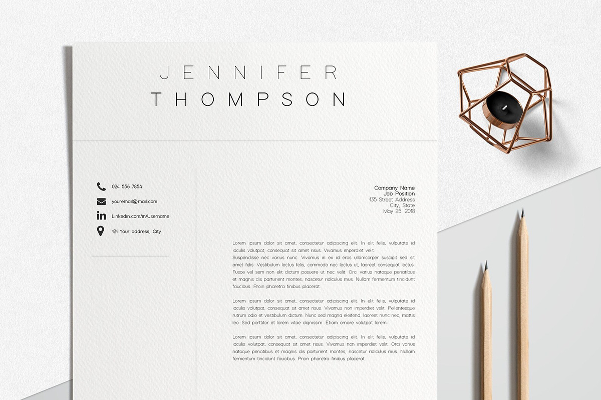 Simple Resume | CV Template Word, a Resume Template by LucaTheme