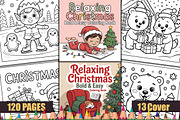 Relaxing Christmas Coloring Book, a Seasonal Illustration by protabsorkar11 (Thumbnail 1 of 4)