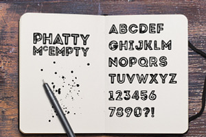 Phatty Family Display Fonts