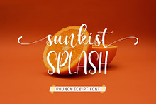 Sunkist Splash | Bouncy Script