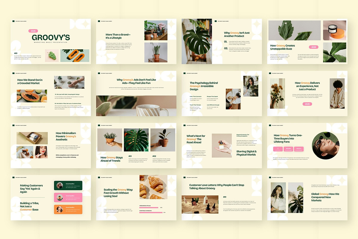 Groovy Geometric - Powerpoint, a Presentation Template by AQR Studio (Photo 3 of 3)