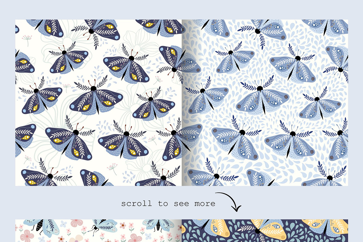 Just bloom, butterflies bundle, a Graphic by Letto studio (Photo 11 of 11)