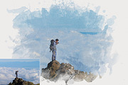 Watercolor Splatter Effect Photoshop, an Action Add-On by liptouse (Thumbnail 3 of 10)