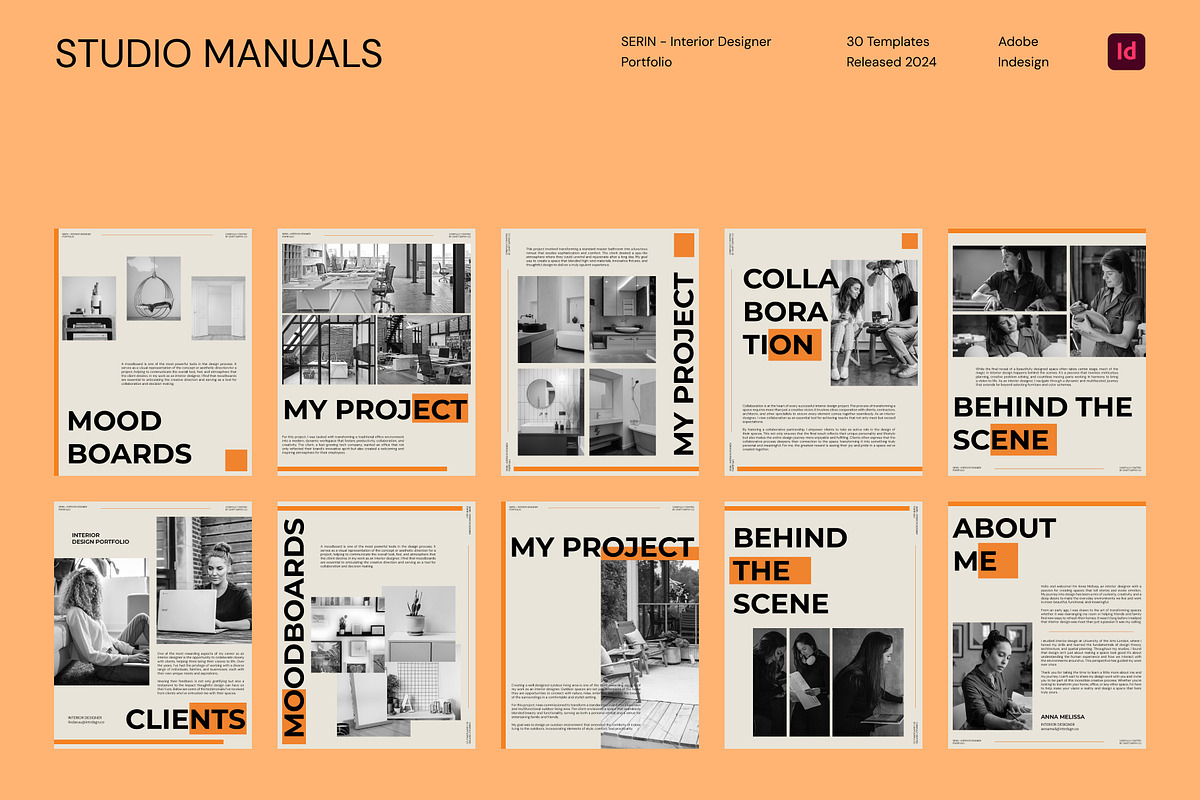 SERIN - Interior Designer Portfolio, a Social Media Template by Studio Manuals (Photo 4 of 8)