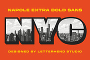 Napole Bold Sans, a Sans Serif Font by Letterhend Studio (Thumbnail 9 of 9)