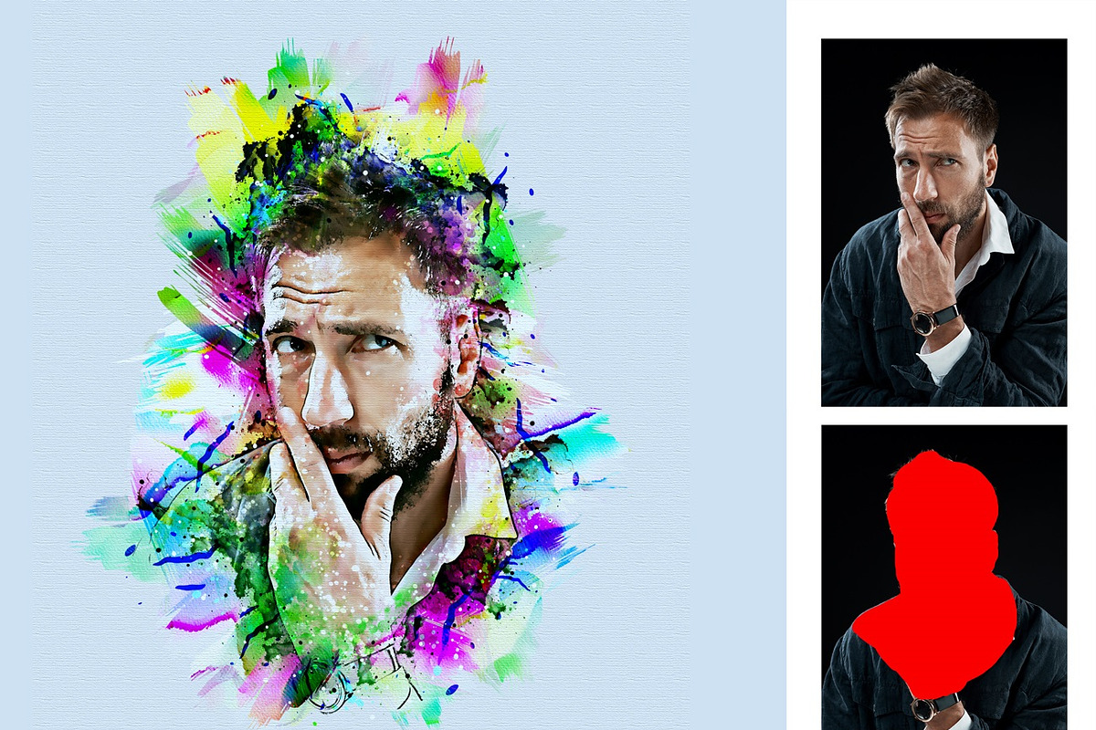 Paint Photoshop Action, an Action Add-On by MRI STUDIO (Photo 8 of 19)