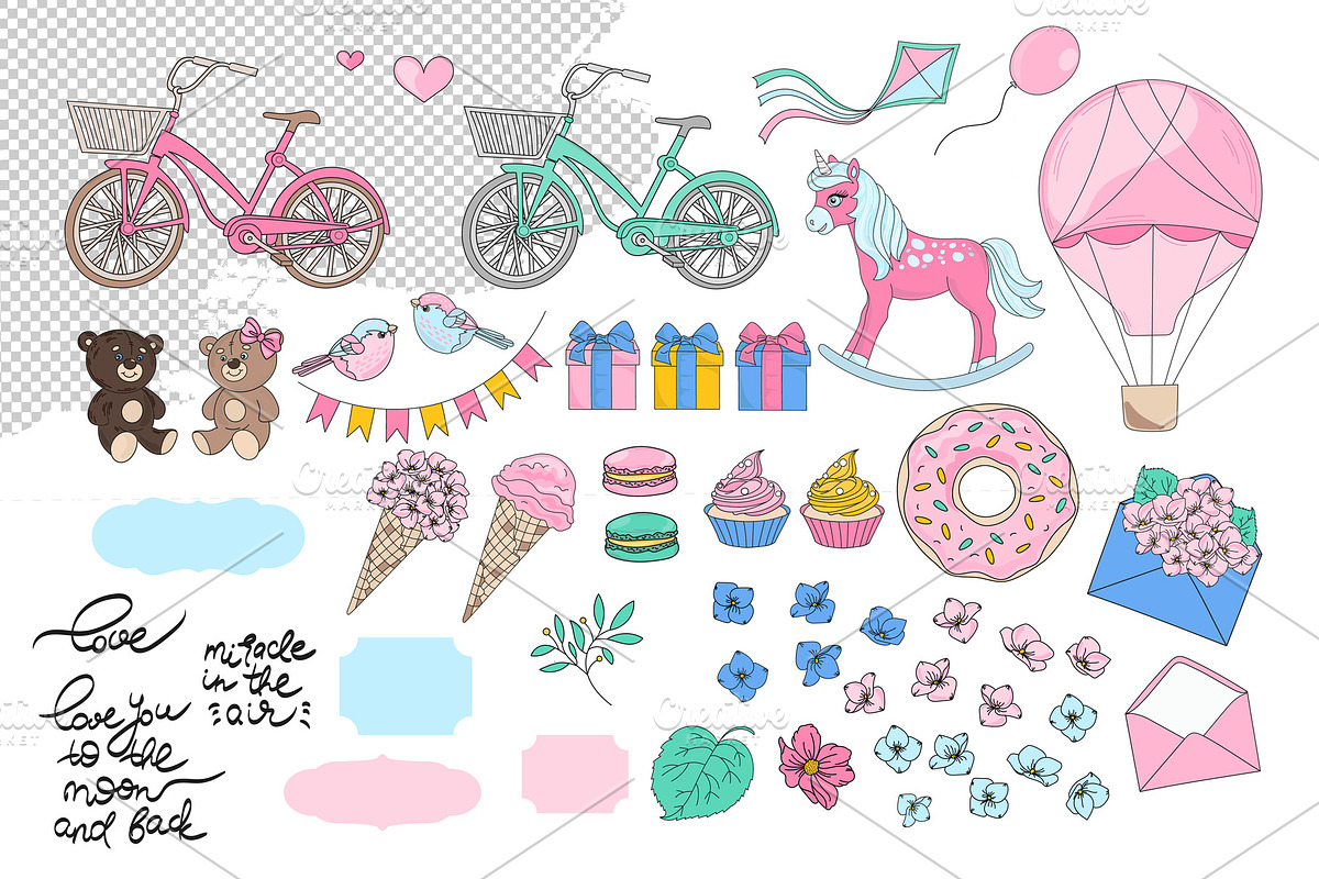 CUTE VALENTINE, a Decorative Illustration by FARAWAYKINGDOM (Photo 10 of 12)