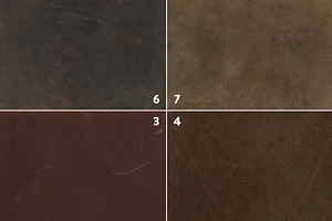 10 Leather Textures - Set 1