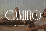 Camiro Elegant Serif Font Typeface, a Serif Font by Graphicxell (Thumbnail 1 of 9)