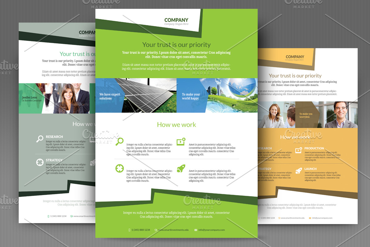 Business Flyer Templates, a Flyer Template by Aabhaas (Photo 1 of 4)