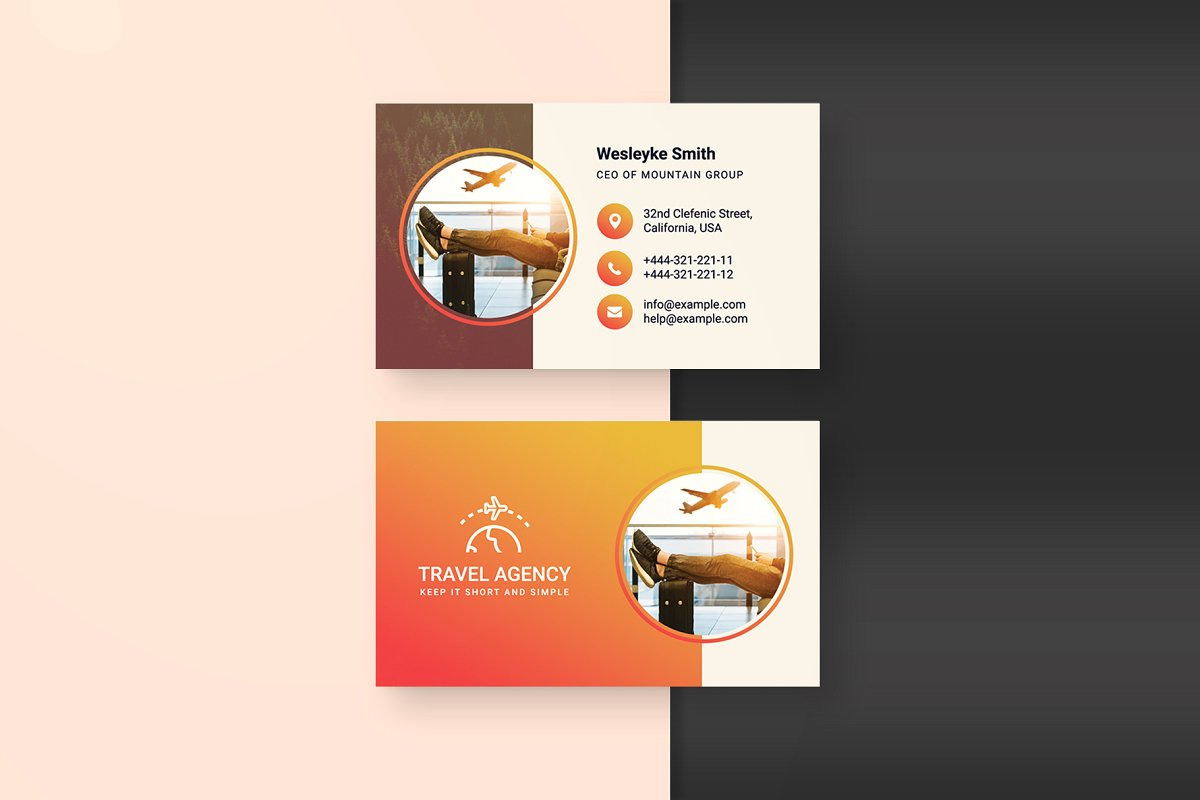 30 Business Cards Bundle Vol.1, a Business Card Template by Smashing_Studio (Photo 22 of 31)