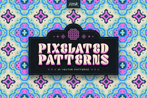 Pixel Mosaic Patterns | Vol. 02