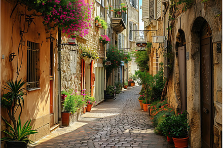 Cozy street in the historic center, an Architecture Photo by Neirfy