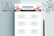 Vintage Resume Template Fransisca, a Resume Template by AdeevaResume (Thumbnail 3 of 4)