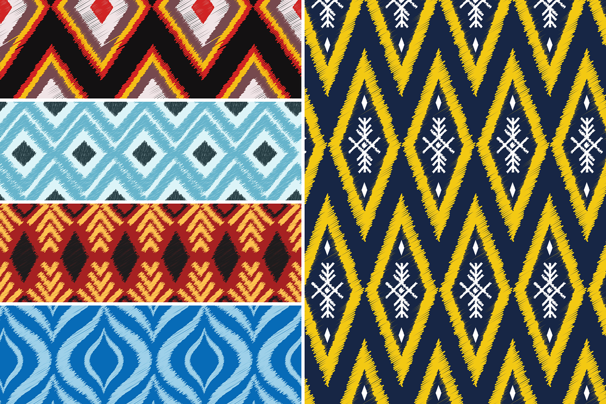Balinese Ikat Seamless Pattern, a Pattern Graphic by ItsReksita Pattern (Photo 2 of 9)