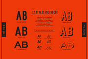 Jandus Road - A Highway Display Font, a Sans Serif Font by JK Design Co. (Thumbnail 4 of 8)