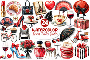 Parisian Summer Clipart, an Illustration by Dream Creation (Thumbnail 1 of 4)