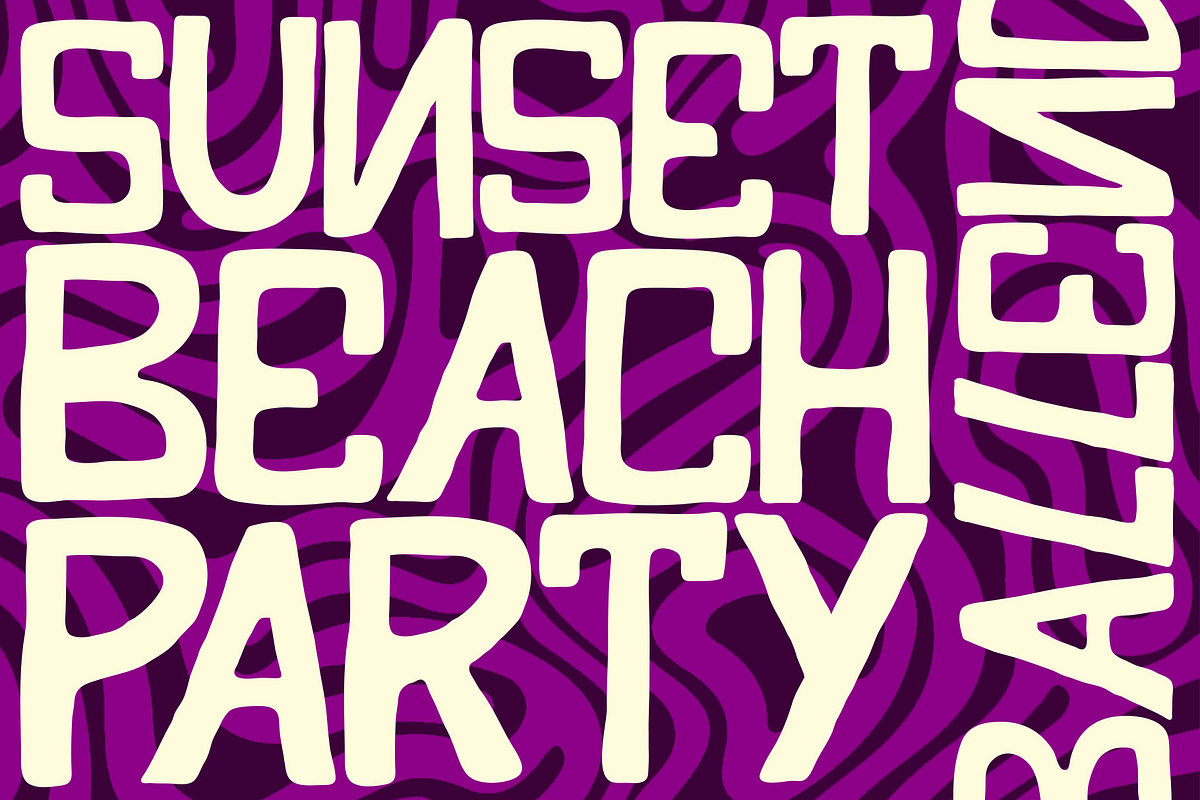 BALLEND FONT, a Sans Serif Font by giemons™ (Photo 5 of 6)