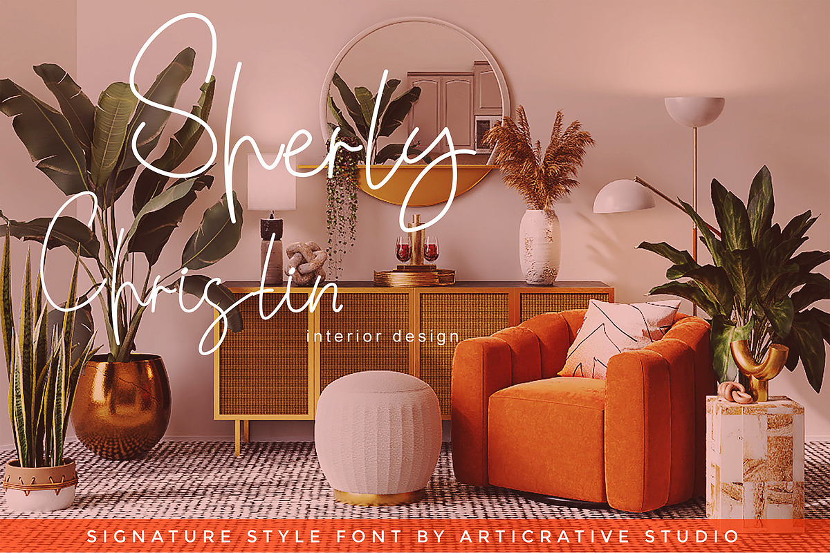 Behind Illusion Signature Style Font, a Script Font by Articreatype (Photo 2 of 5)