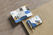 Trifold Brochure and Notebook Mockup, a Books & Magazine Mockup by My Code Std (Thumbnail 4 of 5)