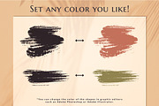 Brush Stains & Strokes collection, a Background Graphic by JuliaMalinovskaya (Thumbnail 13 of 21)