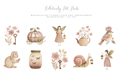 Fairy Garden Clipart Set, a Decorative Illustration by Pati Paints (Thumbnail 3 of 12)
