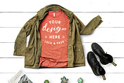 T-Shirt Mockup Bundle Bella Canvas, a Shirt Mockup by lock and page (Thumbnail 36 of 71)