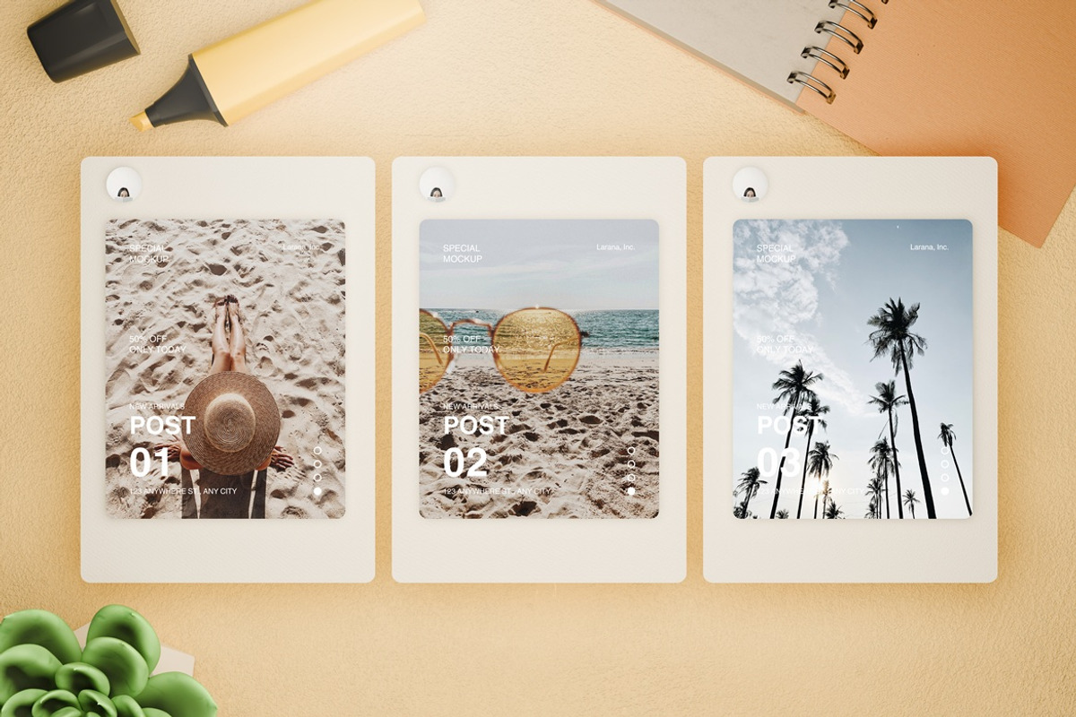 Instagram Post Mockup, a Product Mockup by Momogi (Photo 2 of 4)