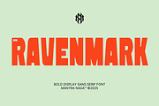 MN Ravenmark - Bold Display Sans, a Sans Serif Font by Mantra Naga (Thumbnail 1 of 18)