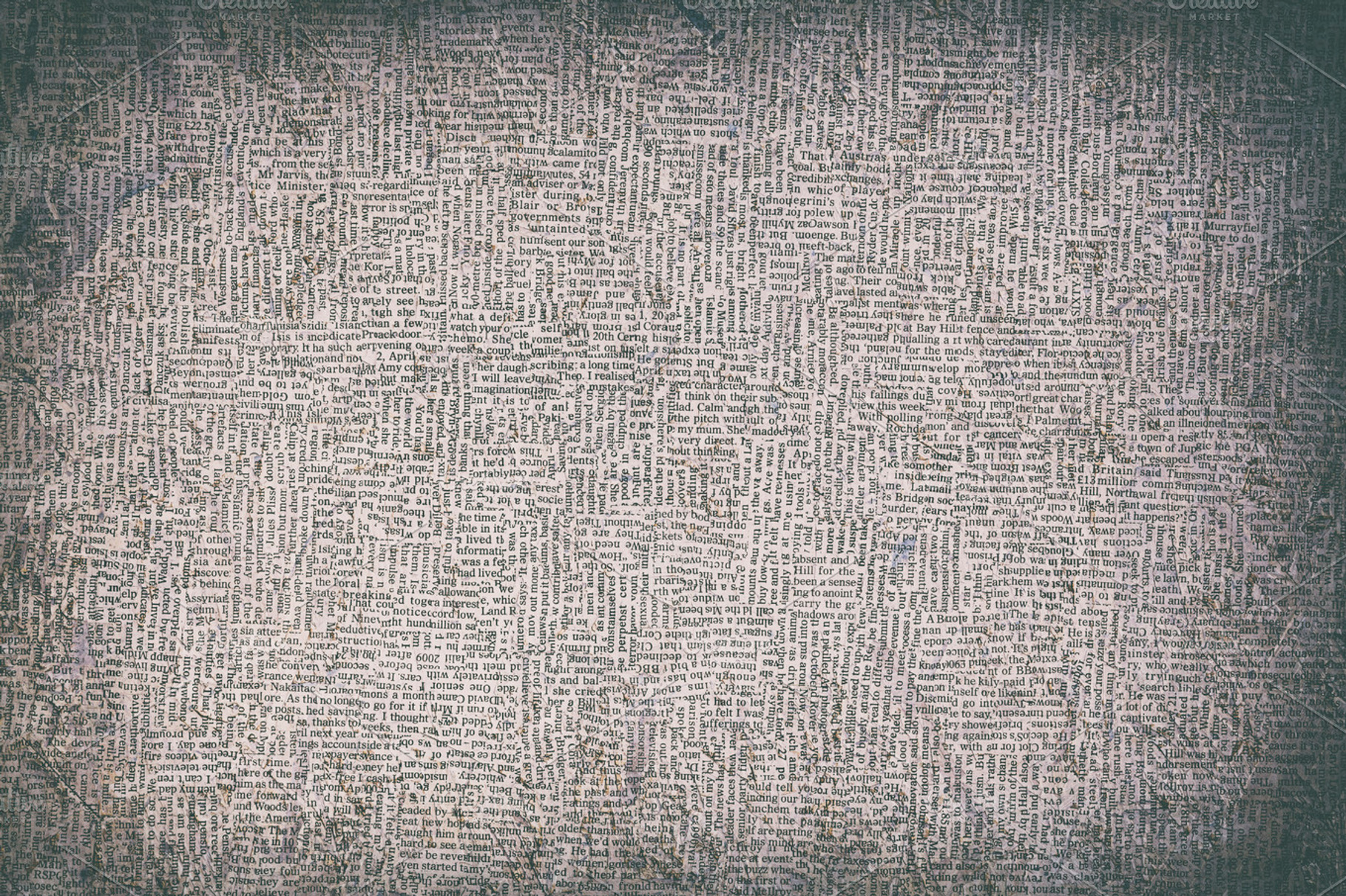 Stained Newspaper Background, an Abstract Photo by Eddie Cloud