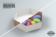 Hexagon Window Box Mockup, a Packaging Mockup by INCDesign (Thumbnail 4 of 6)