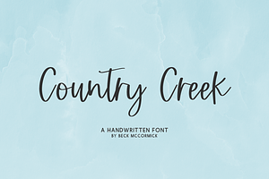 Country Creek Script