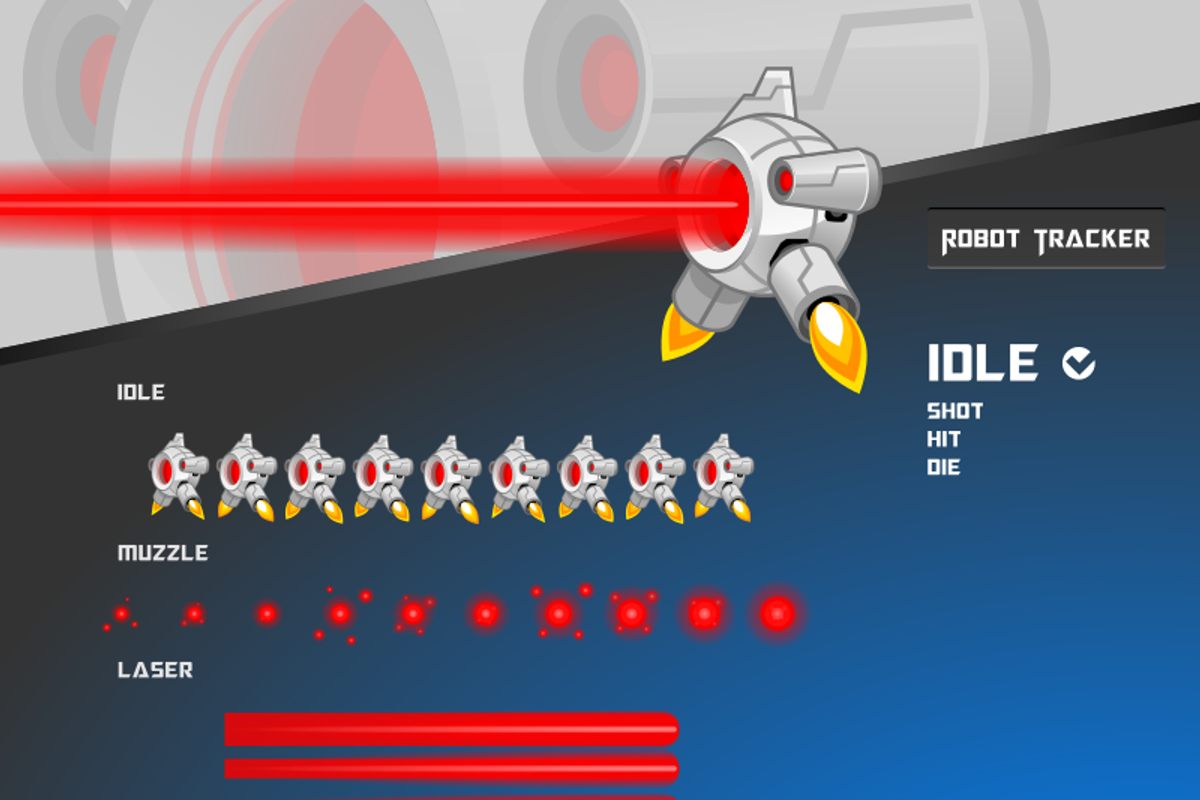 Robot Game Enemies Sprite Art Pack 1, a Graphic by ridjam (Photo 4 of 4)