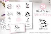 Botanical Hand Drawn Logo Bundle, a Branding & Logo Template by garu1987 (Thumbnail 1 of 6)