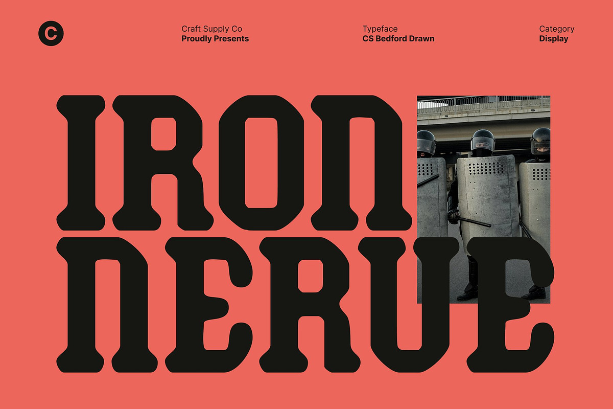 CS Bedford Drawn, a Slab Serif Font by Craft Supply Co. (Photo 6 of 8)
