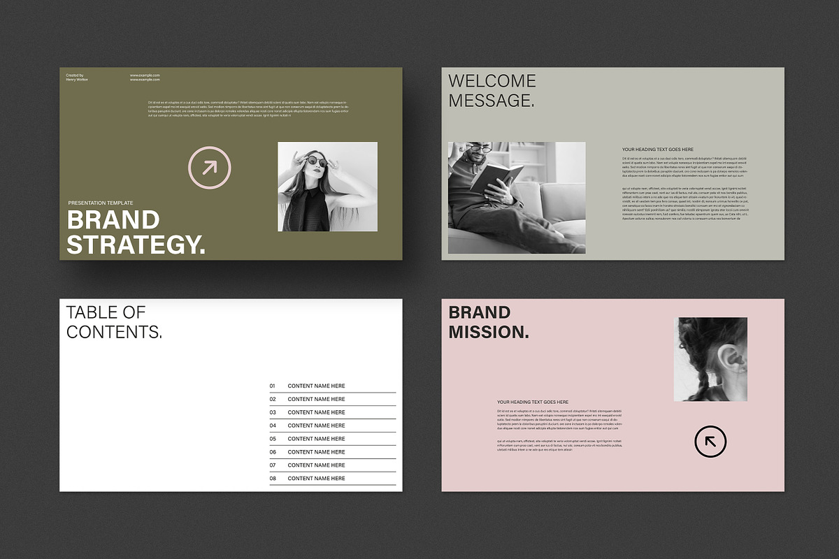Brand Strategy Presentation Template, a Presentation Template by Artisan Vibes (Photo 6 of 9)