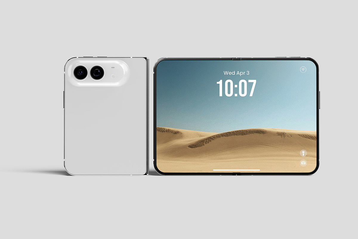iPhone 18 Duo Mockup, an iPhone Mockup by Graphicbars (Photo 9 of 11)