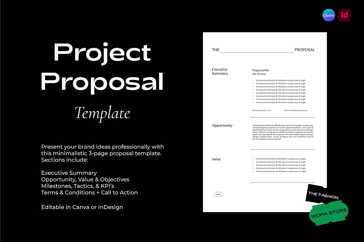 Fashion Project Management Bundle, a Templates & Theme by The Fashion Work Store (Photo 4 of 9)