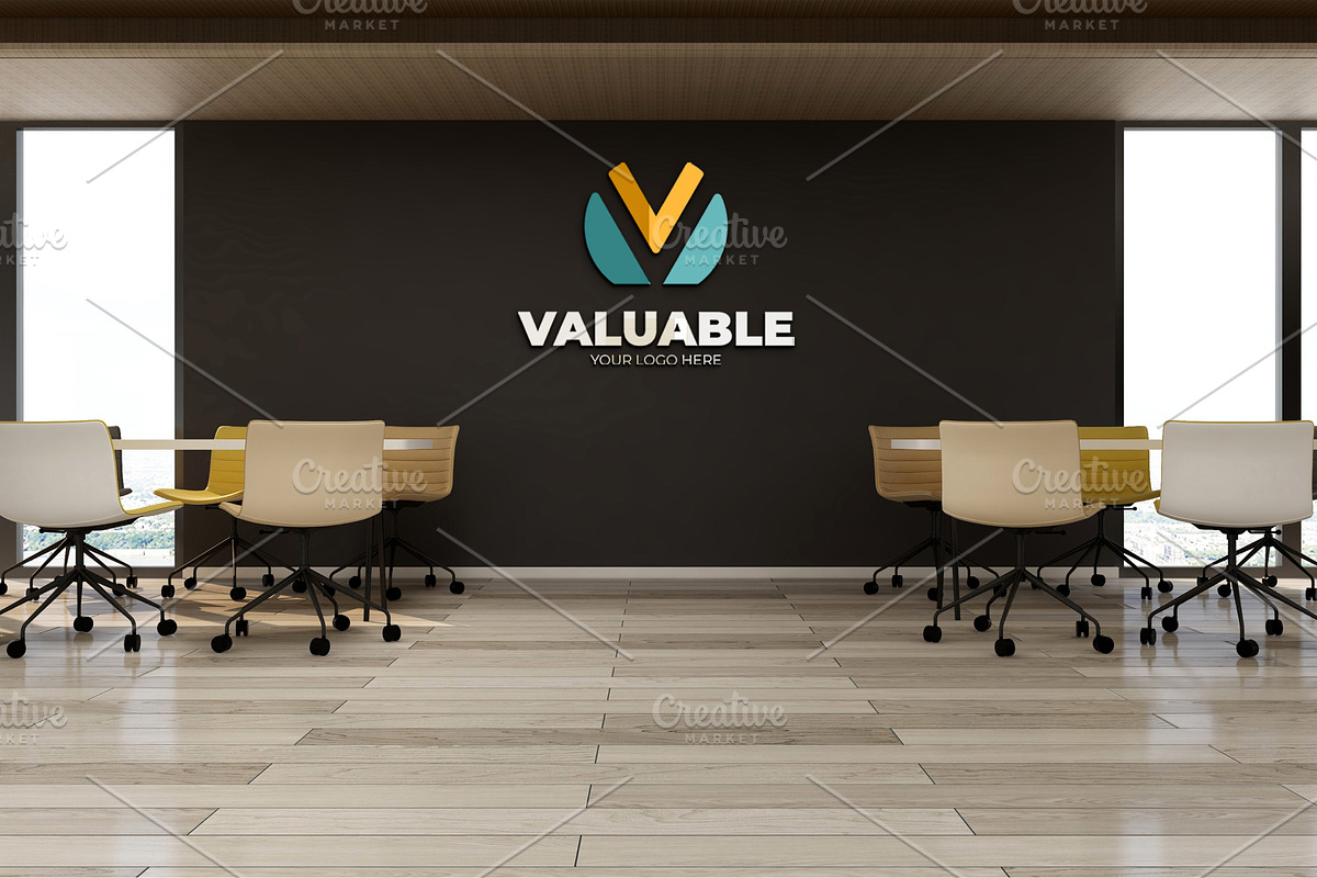 Modern Office Logo Mockup - PSD, a Product Mockup by Ayy (Photo 4 of 16)