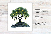 Black Green Halloween Clipart Bundle, an Illustration by Canvas Craft (Thumbnail 8 of 8)