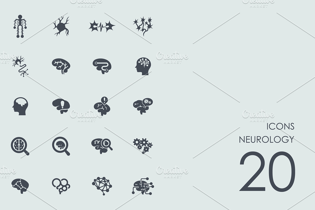 Neurology icons, an Icon by Palau