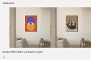 5x7 Bedroom Frame Mockup Natural, a Household Mockup by mockupize (Thumbnail 6 of 7)