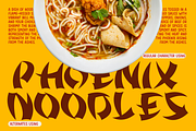 Jingjou - Chinese Display Typeface, a Handwritten Font by Pandeka Studio (Thumbnail 6 of 9)