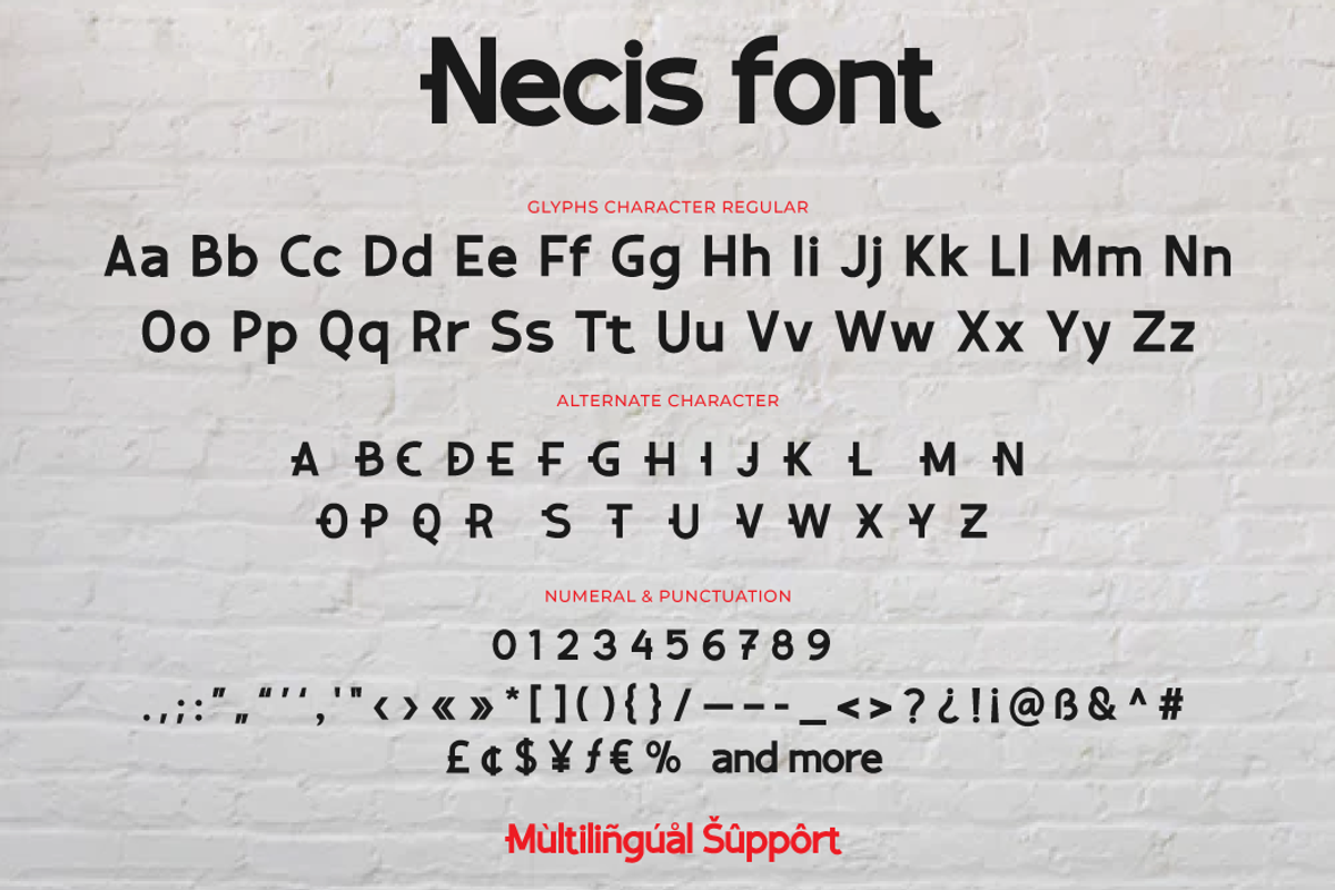 Necis, a Sans Serif Font by twinstd (Photo 8 of 10)
