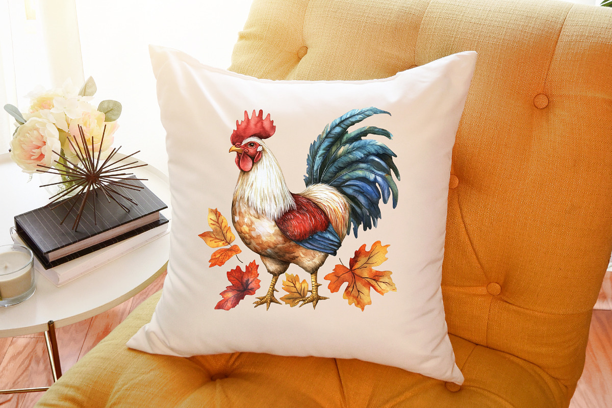 Watercolor Farmhouse Decor Chicken S, an Illustration by Sublimation Artist (Photo 6 of 6)