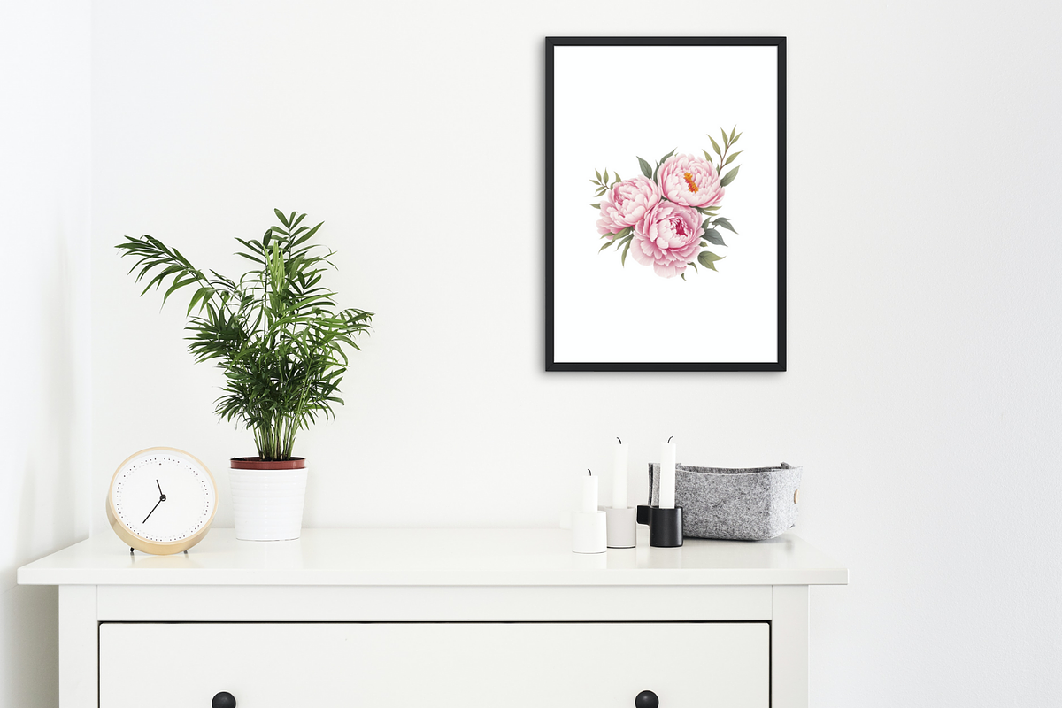 72 Watercolor Peonies Flower Clipart, a Graphic by Graphicspixel (Photo 8 of 10)